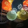 Set; Easter Cute Little Printed Flower Egg String Lights; 5FT 10LED Cartoon Shell Printed Flower Egg Easter String Light For Easter Home Bedroom