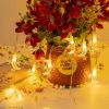 1 Roll Of Moon String Lights; Mini Star Fairy Lights For Patio Garden; Wedding Garden Decoration; Party Festival Lights; Ramadan Decorations Light