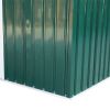 6.3' x 9.1' Outdoor Backyard Garden Metal Storage Shed for Utility Tool Storage