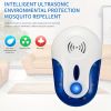 Ultrasonic Rat Insect Rat Repellent; Cockroach Mosquito Gecko Repellent Suitable For Indoor Kitchen Bedroom Living Room; Insect Repellent