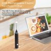 Milk Frother Electric Egg Beater USB Charging Mixer for Coffee Drink Portable; electric mixer