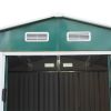 6.3' x 9.1' Outdoor Backyard Garden Metal Storage Shed for Utility Tool Storage